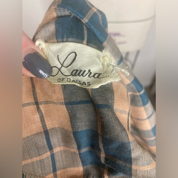 Vintage plaid pleated sailor dress with matching belt 💜 - Picture 8 of 9